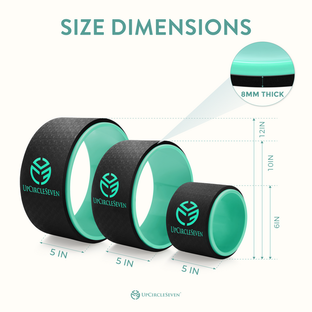 Yoga Wheel Set Cyan